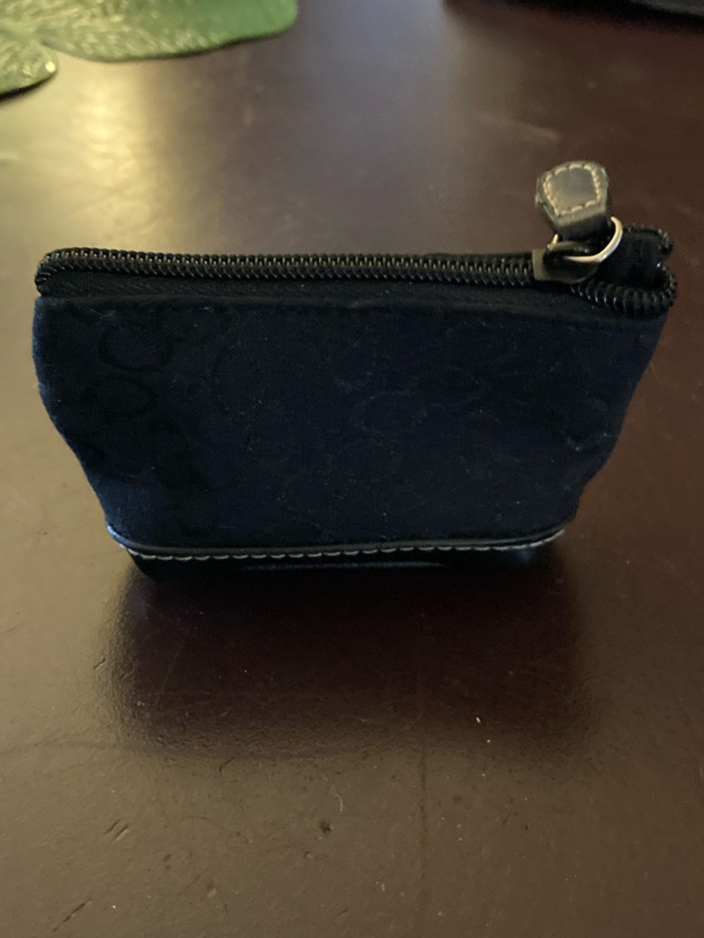 Mini Change purse Signature Zip Pouch
